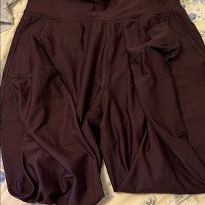 Old Navy Women's Track Pants - Dark Brown